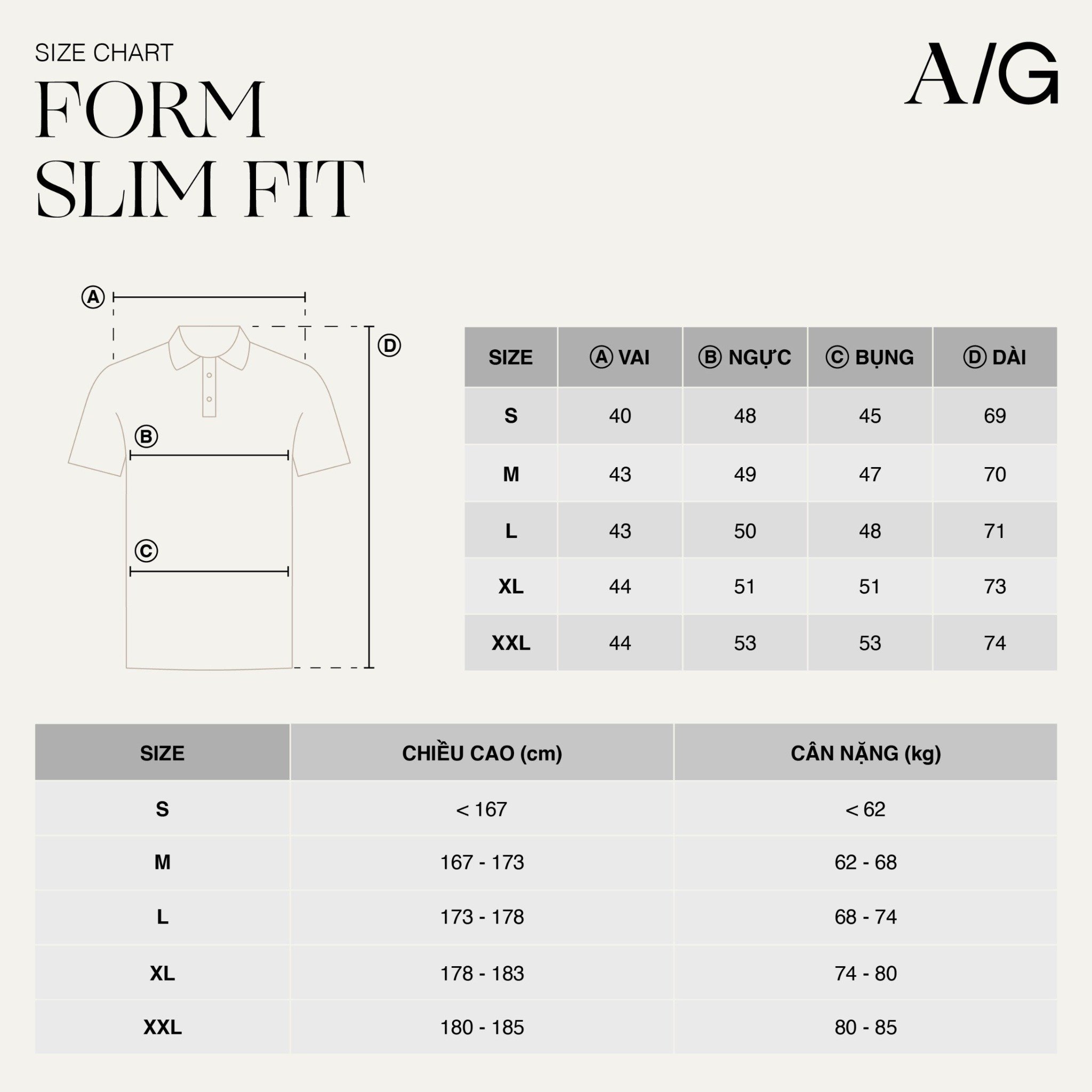 AG6101 PREMIUM SLIMFIT POLO - WHITE.BEIGE