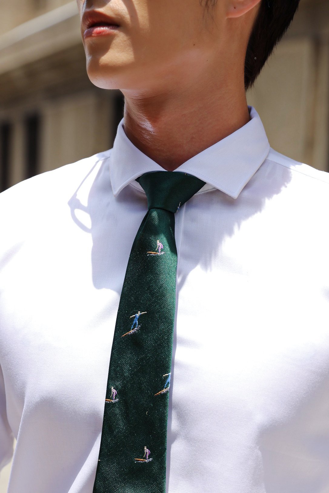 AG20 PREMIUM SLIMFIT TWILL DRESS SHIRT - WHITE