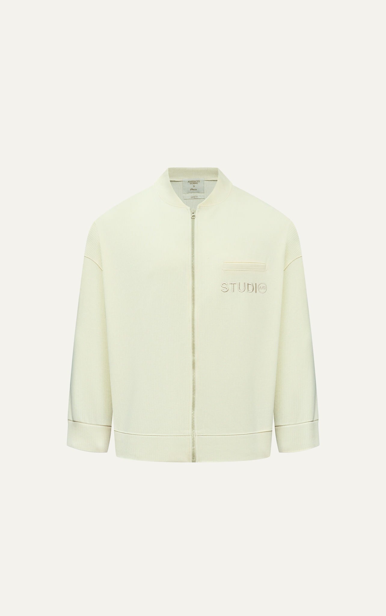 TL12 A/G PREMIUM SWEATER MINIMALIST LOGO - OFF WHITE