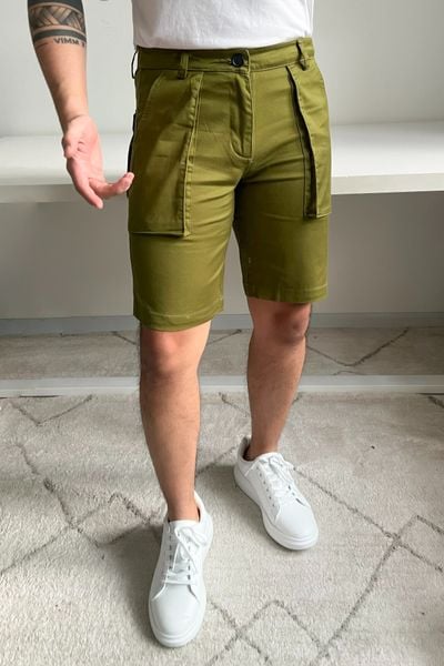  AG20 FACTORY SLIMFIT POCKET SHORT - DARK GREEN 