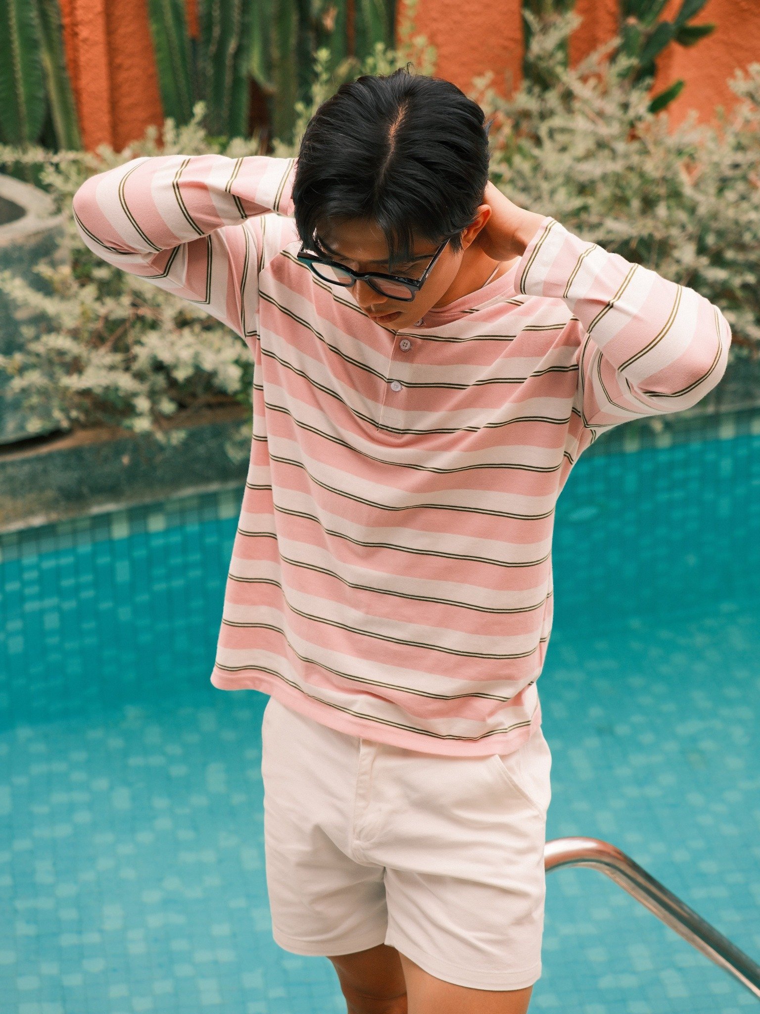 T678 FACTORY SLIMFIT LONG-SLEEVED SHIRT - PINK