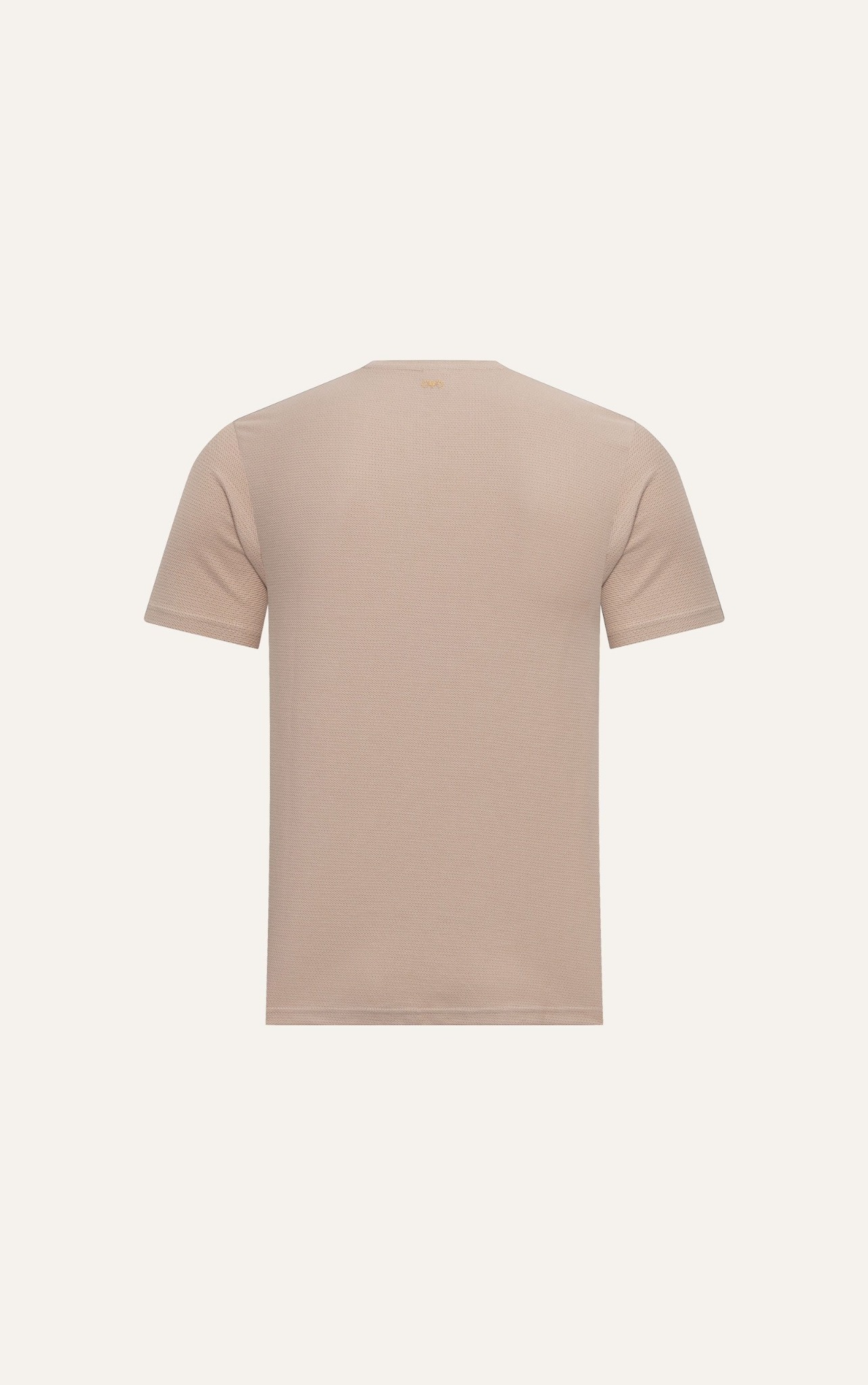 AG63 PREMIUM REGULAR FIT BASIC POCKET T-SHIRT - BEIGE