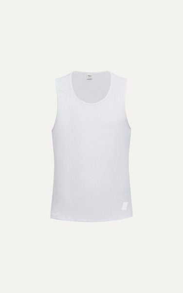  AGTA36 FACTORY REGULAR FIT BASIC TANKTOP - WHITE