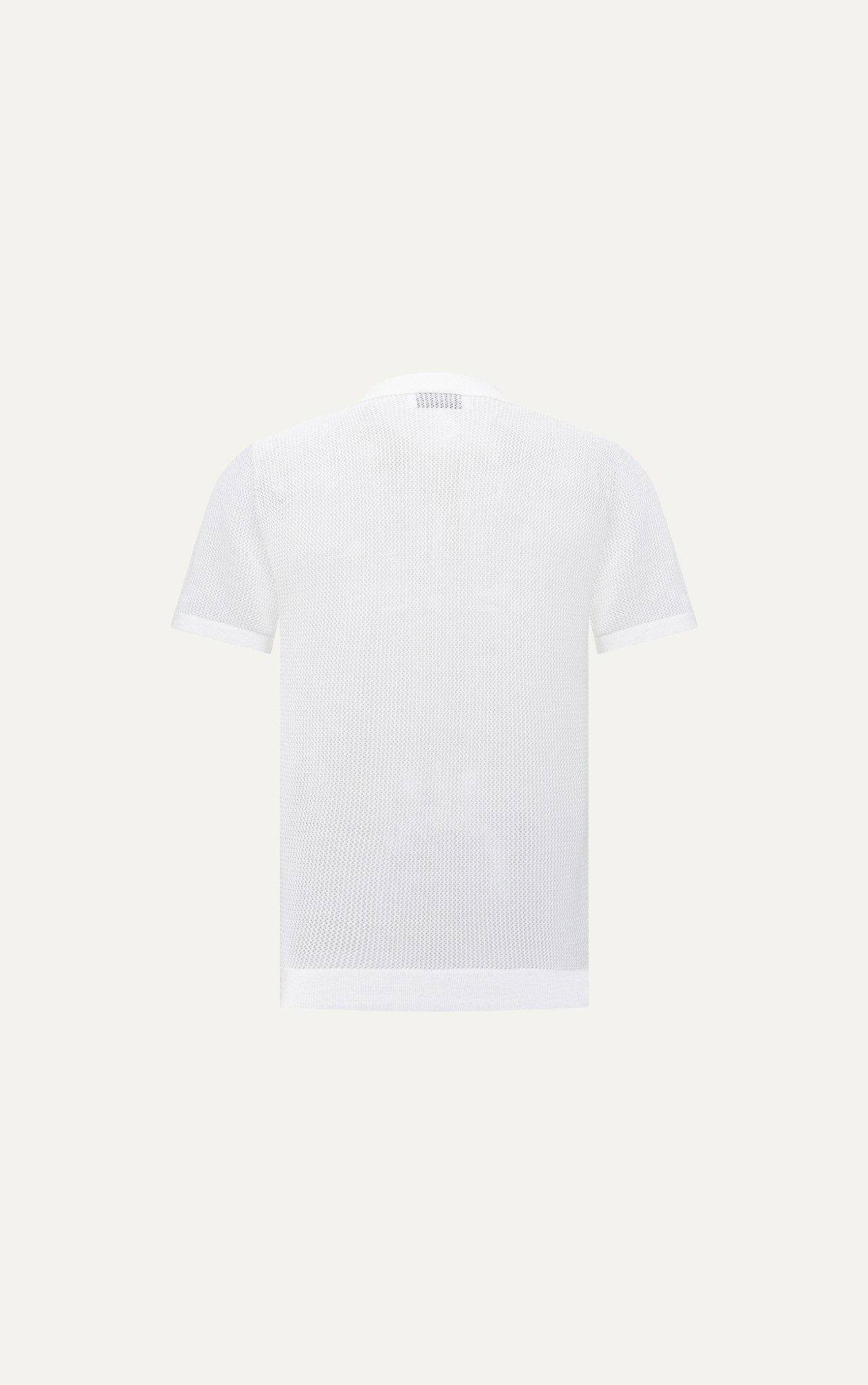 AG712 PREMIUM REGULAR FIT KNIT POLO - WHITE