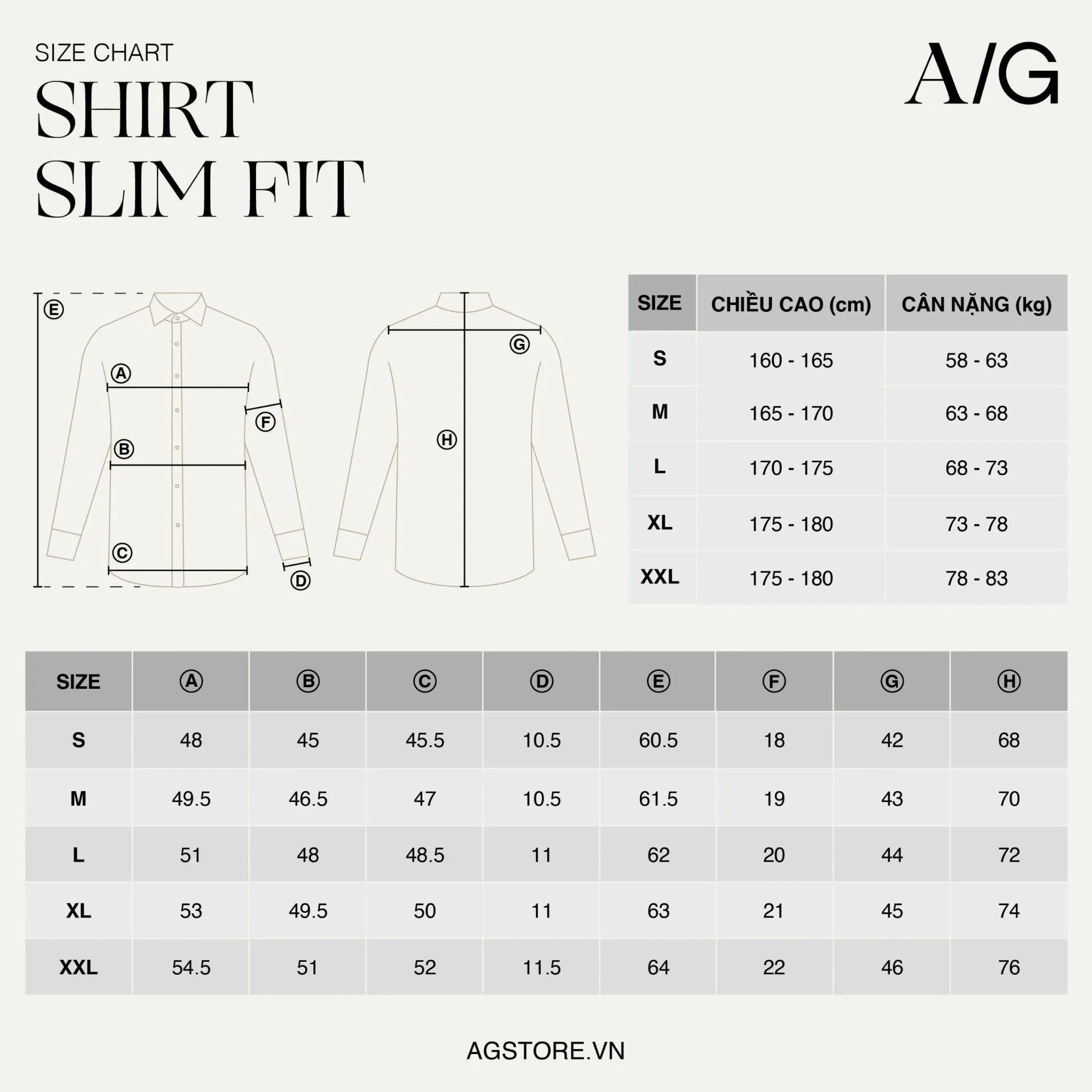 AG1P3 PREMIUM SLIMFIT TEXTURE SHIRT - LIGHT GREY