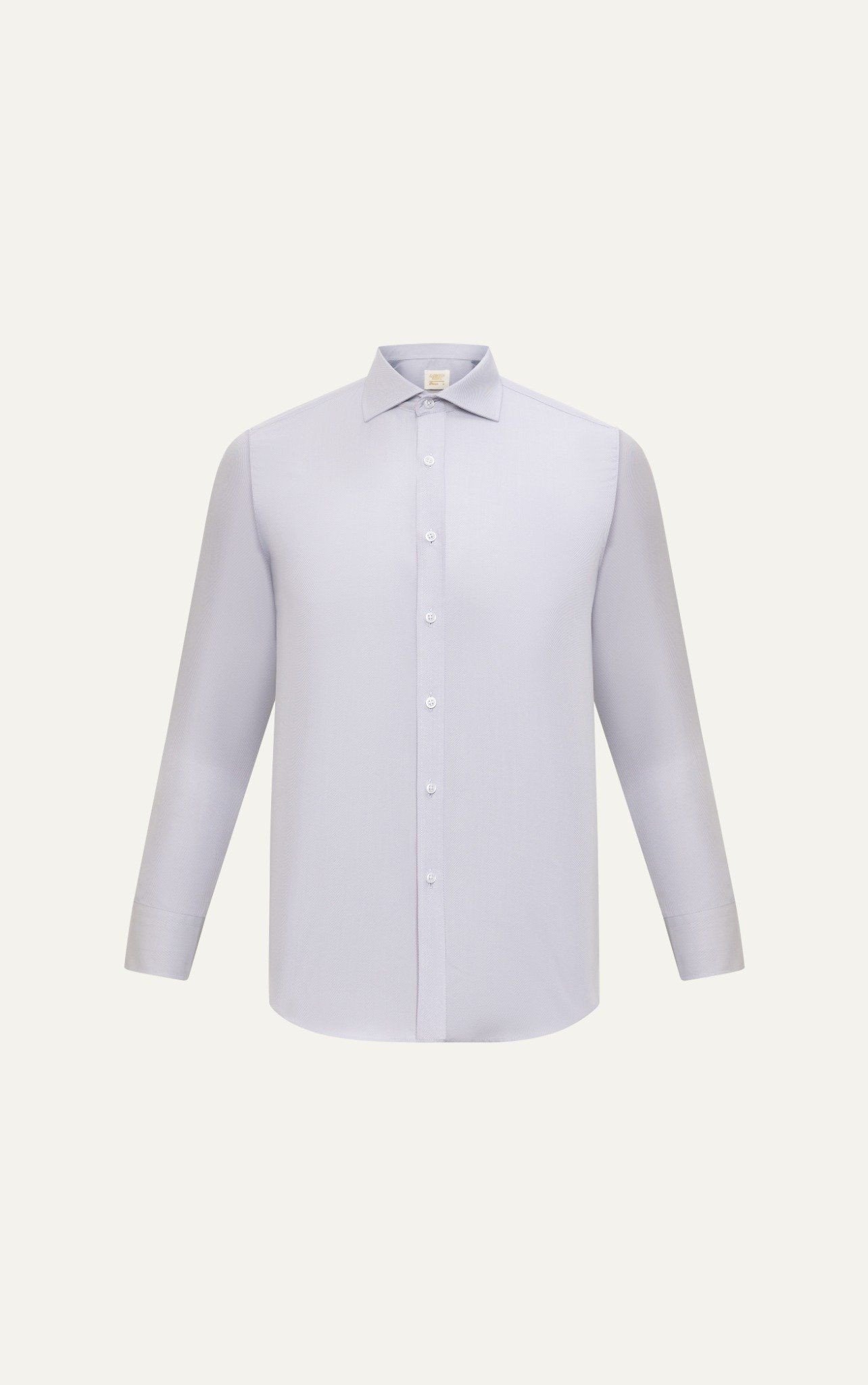 AG1P3 PREMIUM SLIMFIT TEXTURE SHIRT - LIGHT GREY