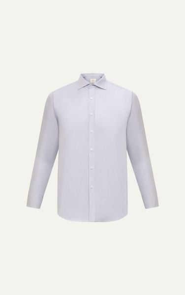  AG1P3 PREMIUM SLIMFIT TEXTURE SHIRT - LIGHT GREY
