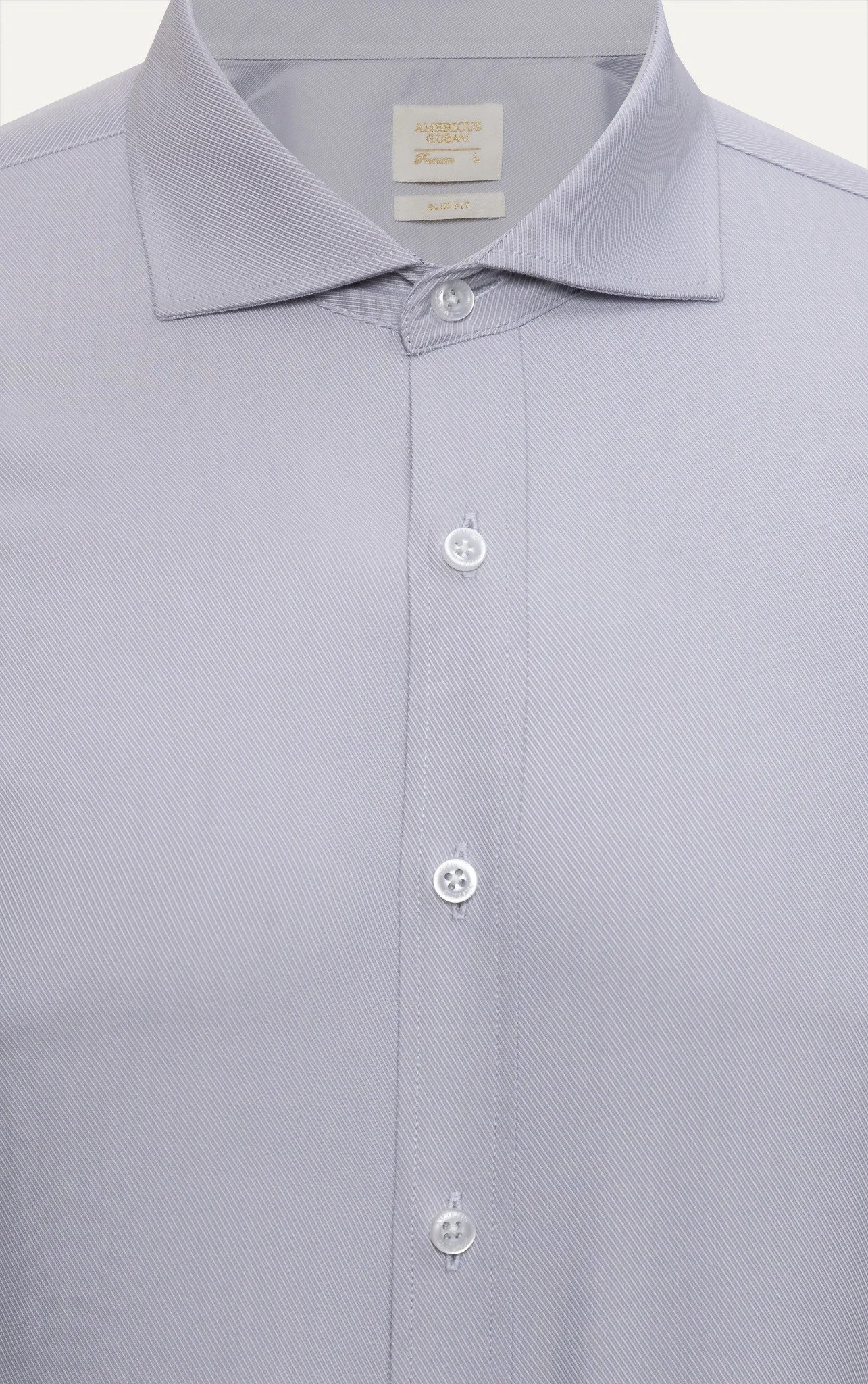 AG1P3 PREMIUM SLIMFIT TEXTURE SHIRT - LIGHT GREY