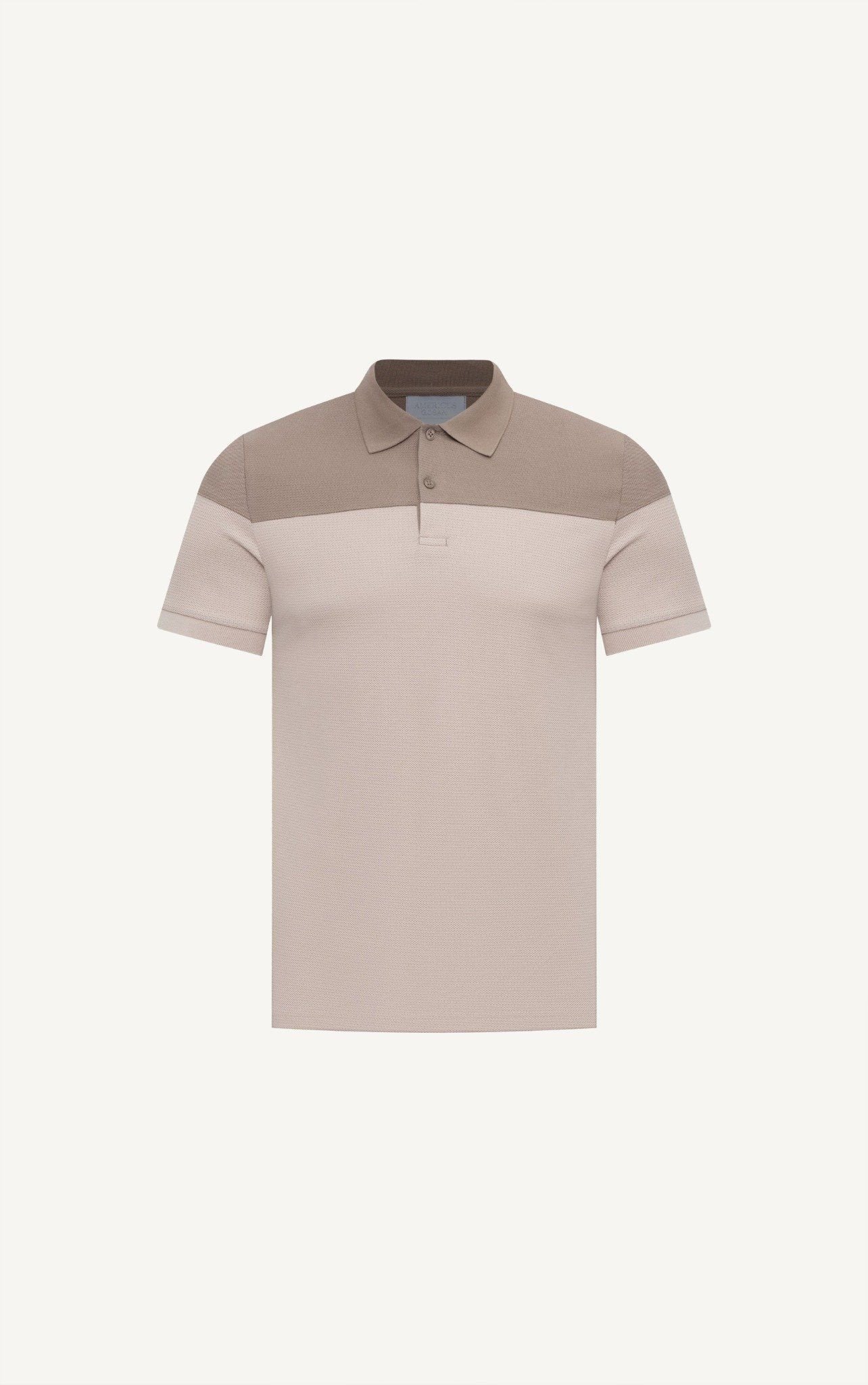 AG63 PREMIUM SLIMFIT MIXED COLOR POLO - BROWN