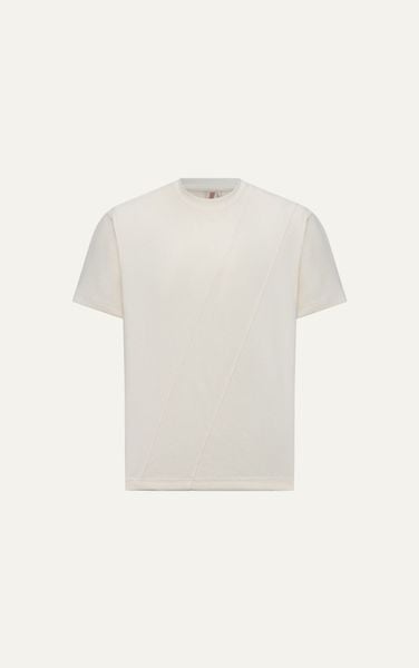  AG732 STUDIO LOOSE FIT BASIC T-SHIRT - OFF WHITE