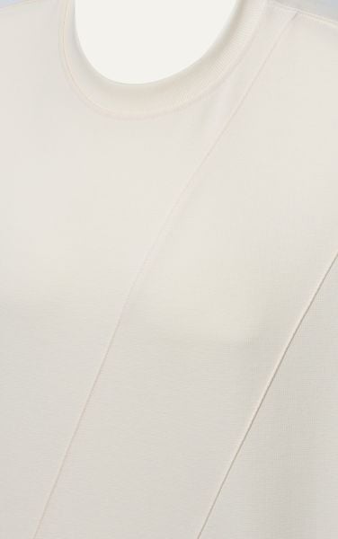  AG732 STUDIO LOOSE FIT BASIC T-SHIRT - OFF WHITE 