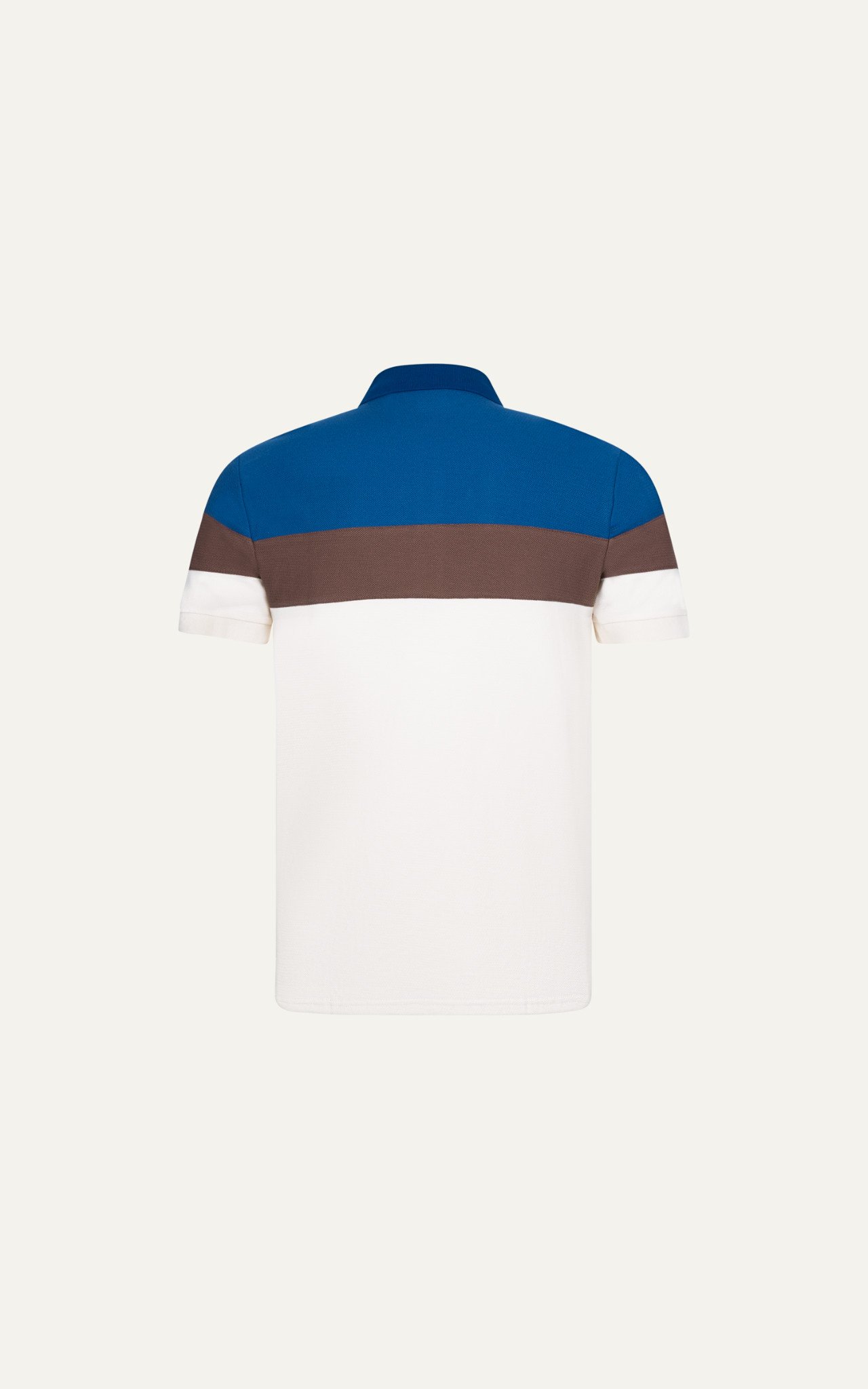 AG78 PREMIUM SLIMFIT POLO - OCHRE WHITE
