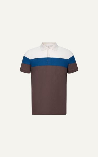  AG78 PREMIUM SLIMFIT POLO - BROWN