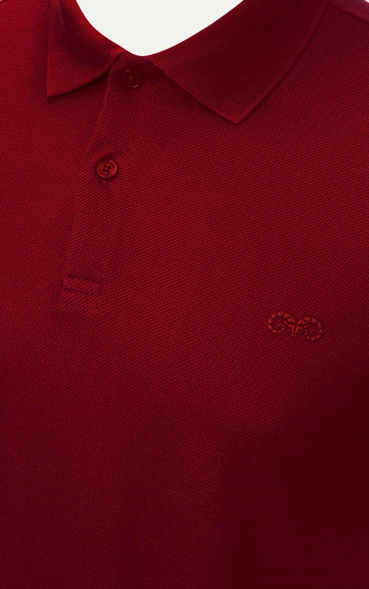 AG02 SIGNATURE SLIMFIT POLO - WINE RED