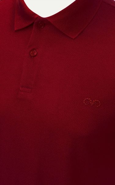  AG02 SIGNATURE SLIMFIT POLO - WINE RED 