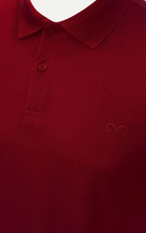 AG02 SIGNATURE SLIMFIT POLO - WINE RED