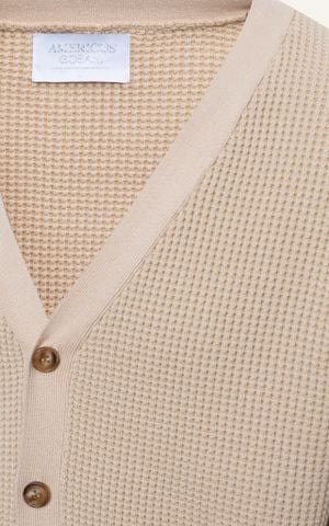 AG733 STUDIO REGULAR FIT CARDIGAN - BEIGE