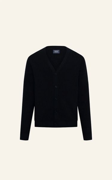  AG733 STUDIO REGULAR FIT CARDIGAN - BLACK