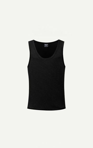  AG081 STUDIO LOOSE FIT BASIC TANKTOP - BLACK