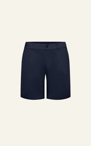  AG523 SIGNATURE SLIMFIT EASY KHAKIS SHORTS- DARK BLUE