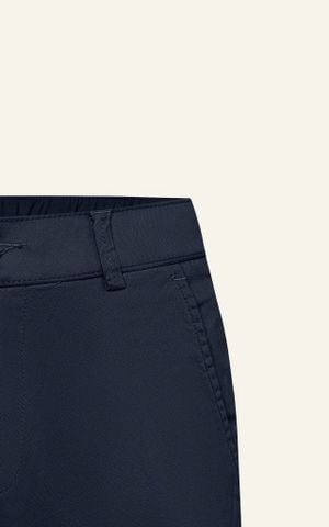 AG523 SIGNATURE SLIMFIT EASY KHAKIS SHORTS- DARK BLUE