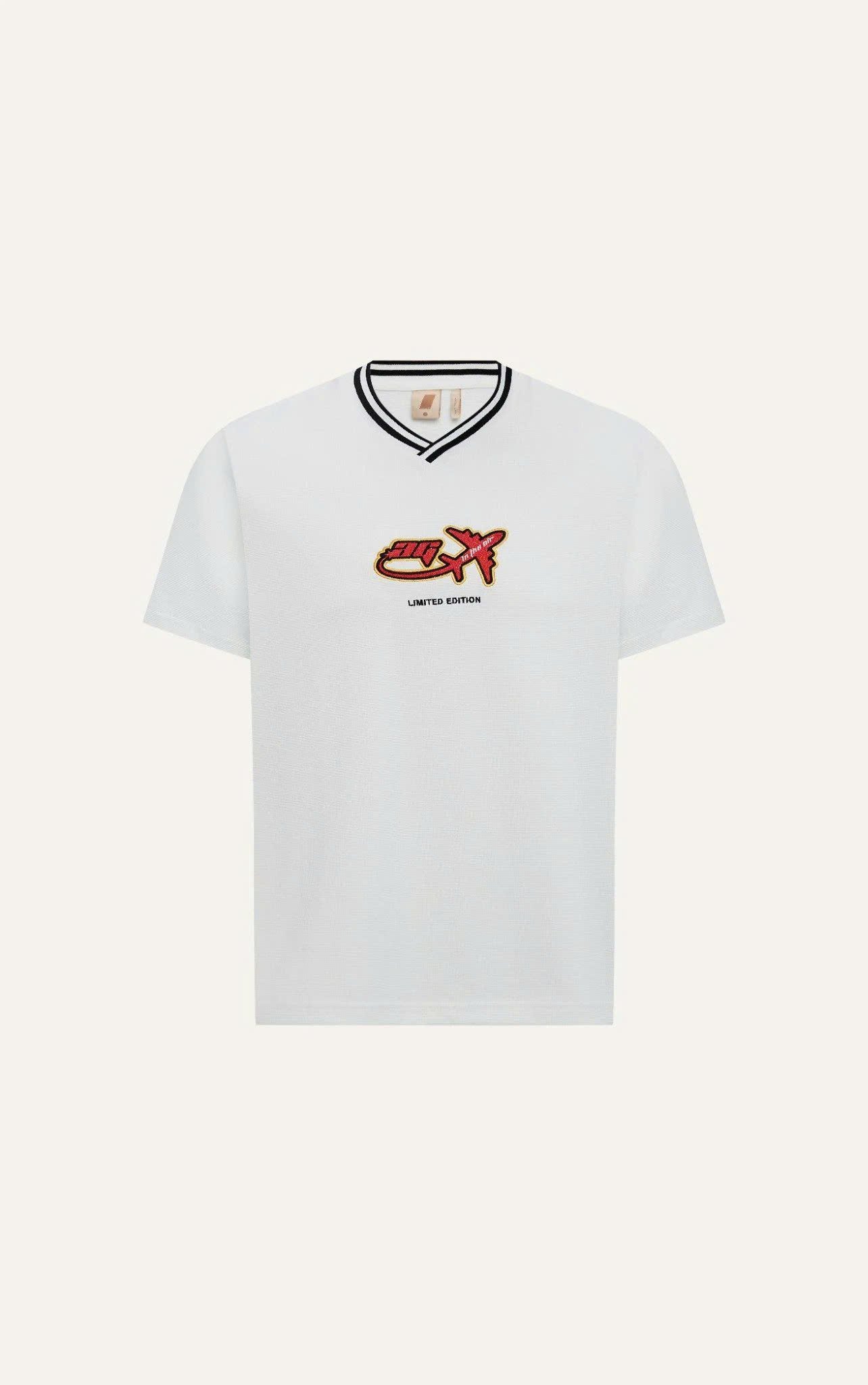 AG04 STUDIO LOOSE FIT LOGO T-SHIRT - WHITE