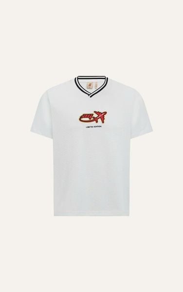  AG04 STUDIO LOOSE FIT LOGO T-SHIRT - WHITE