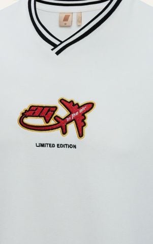 AG04 STUDIO LOOSE FIT LOGO T-SHIRT - WHITE