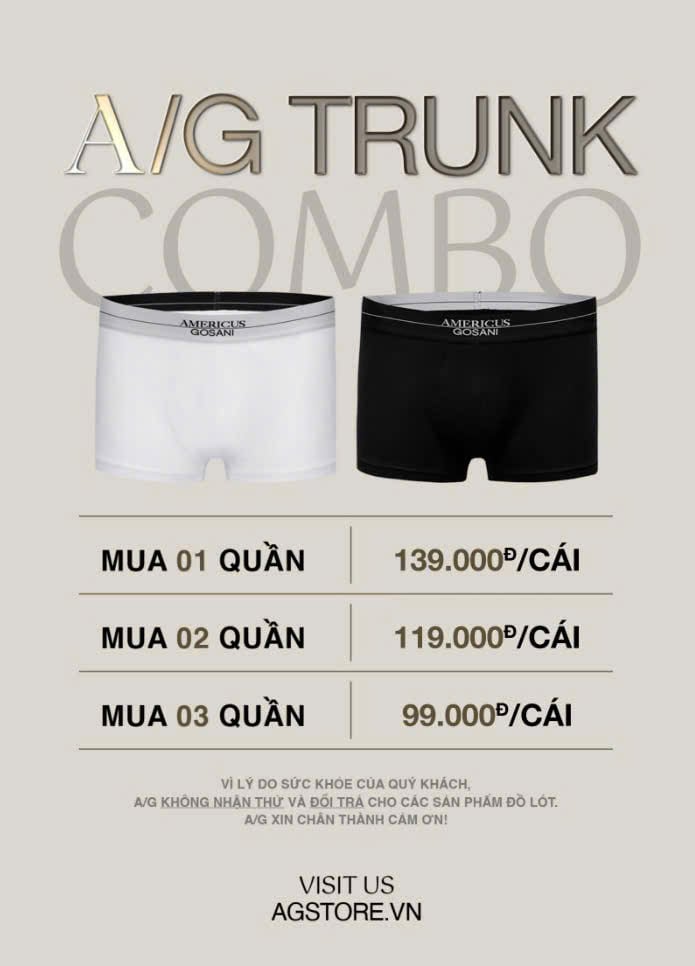 HI02 FACTORY SLIMFIT TRUNK UNDERWEAR - WHITE