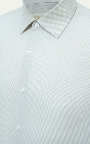  AG3P3 PREMIUM SLIMFIT TEXTURE SHIRT - LIGHT GREY 