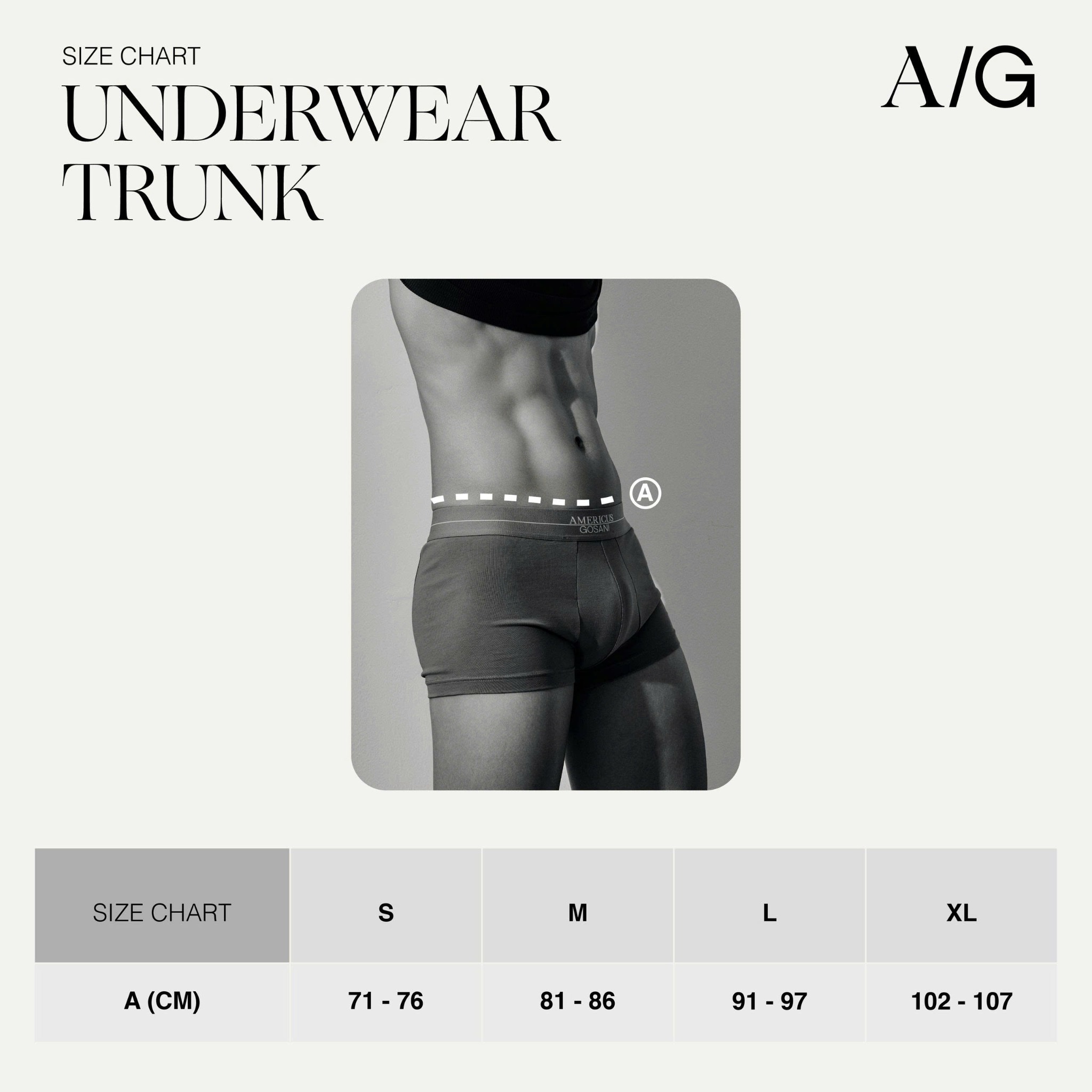 HI02 FACTORY SLIMFIT TRUNK UNDERWEAR - WHITE