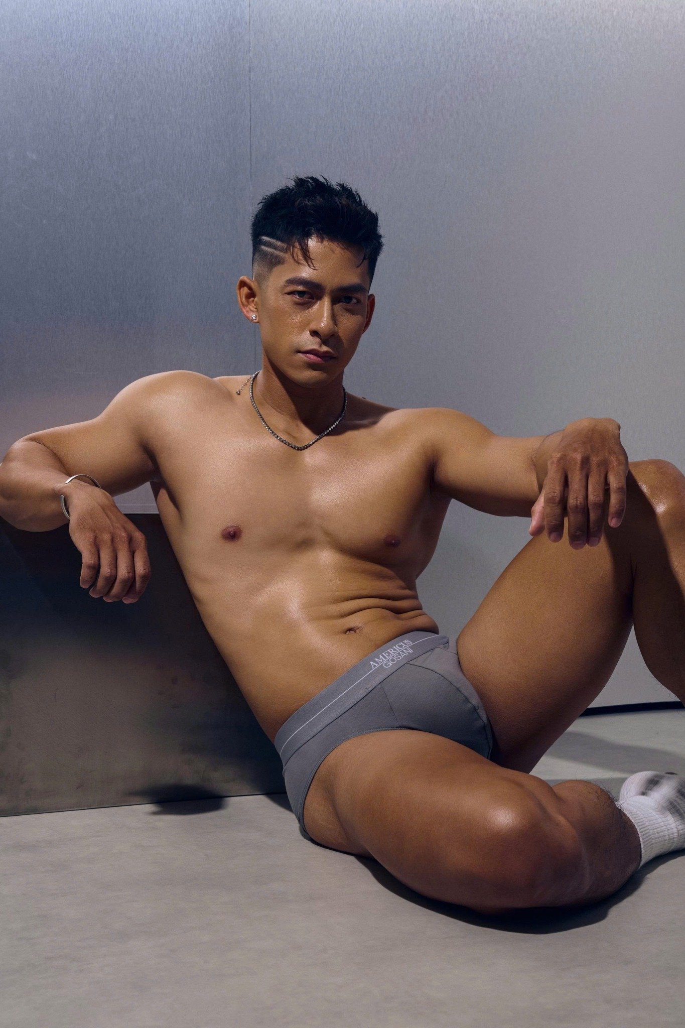 HI16 FACTORY BRIEF UNDERWEAR - LIGHT GRAY