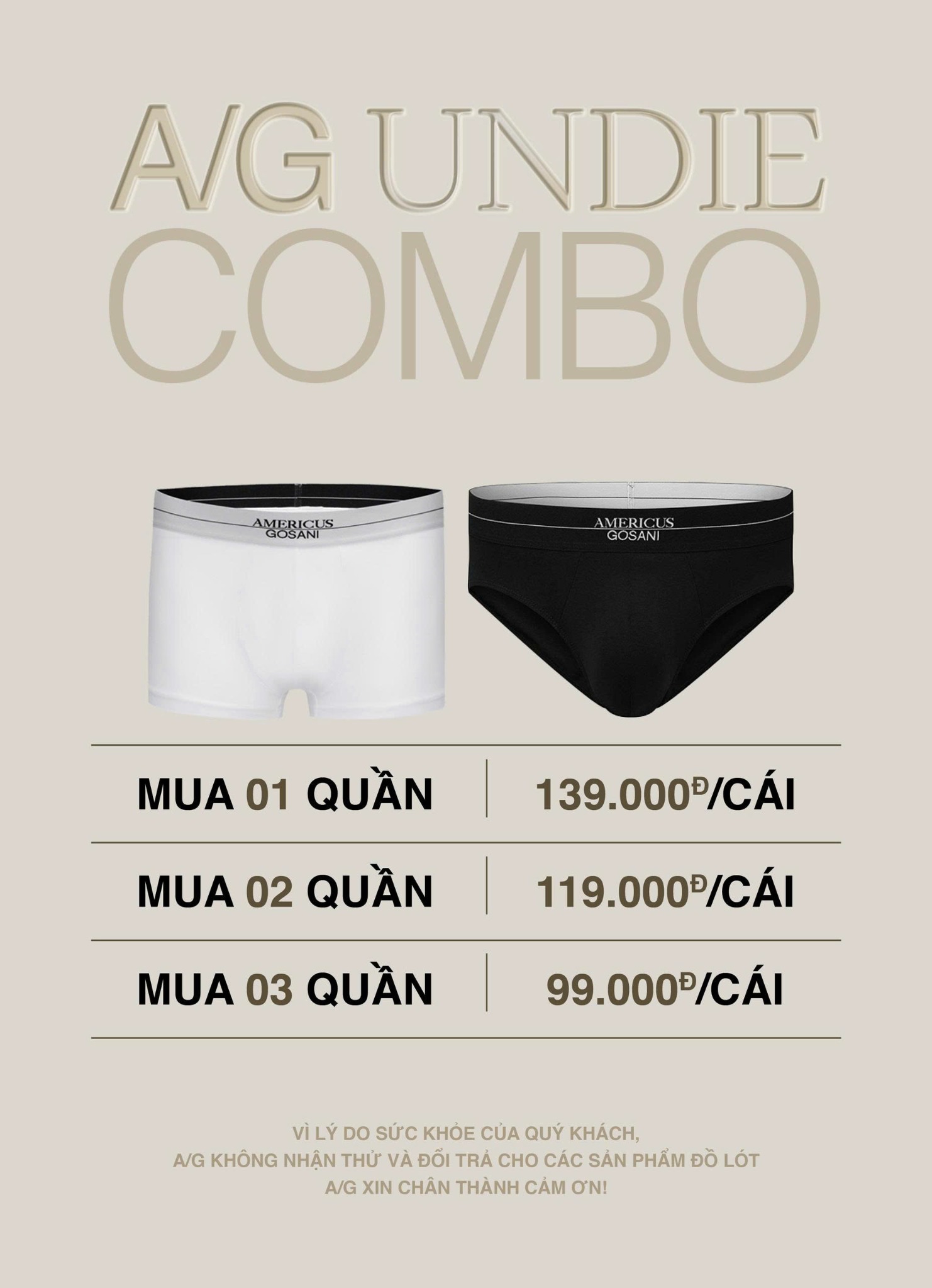 HI02 FACTORY SLIMFIT TRUNK UNDERWEAR - WHITE