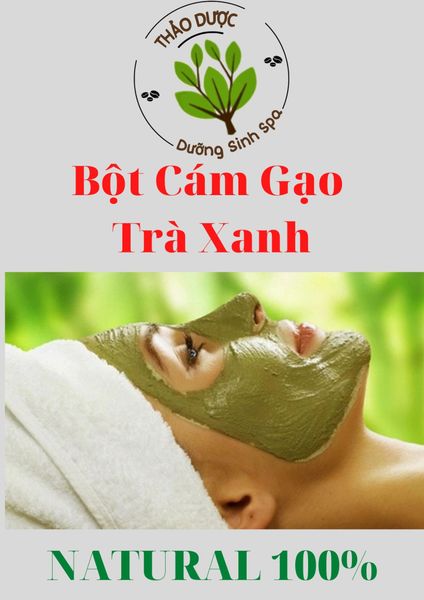 Bột Cám Gạo Trà Xanh