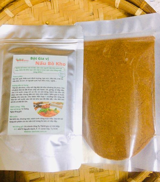  Bột Gia Vị Nấu Bò Kho 100g 