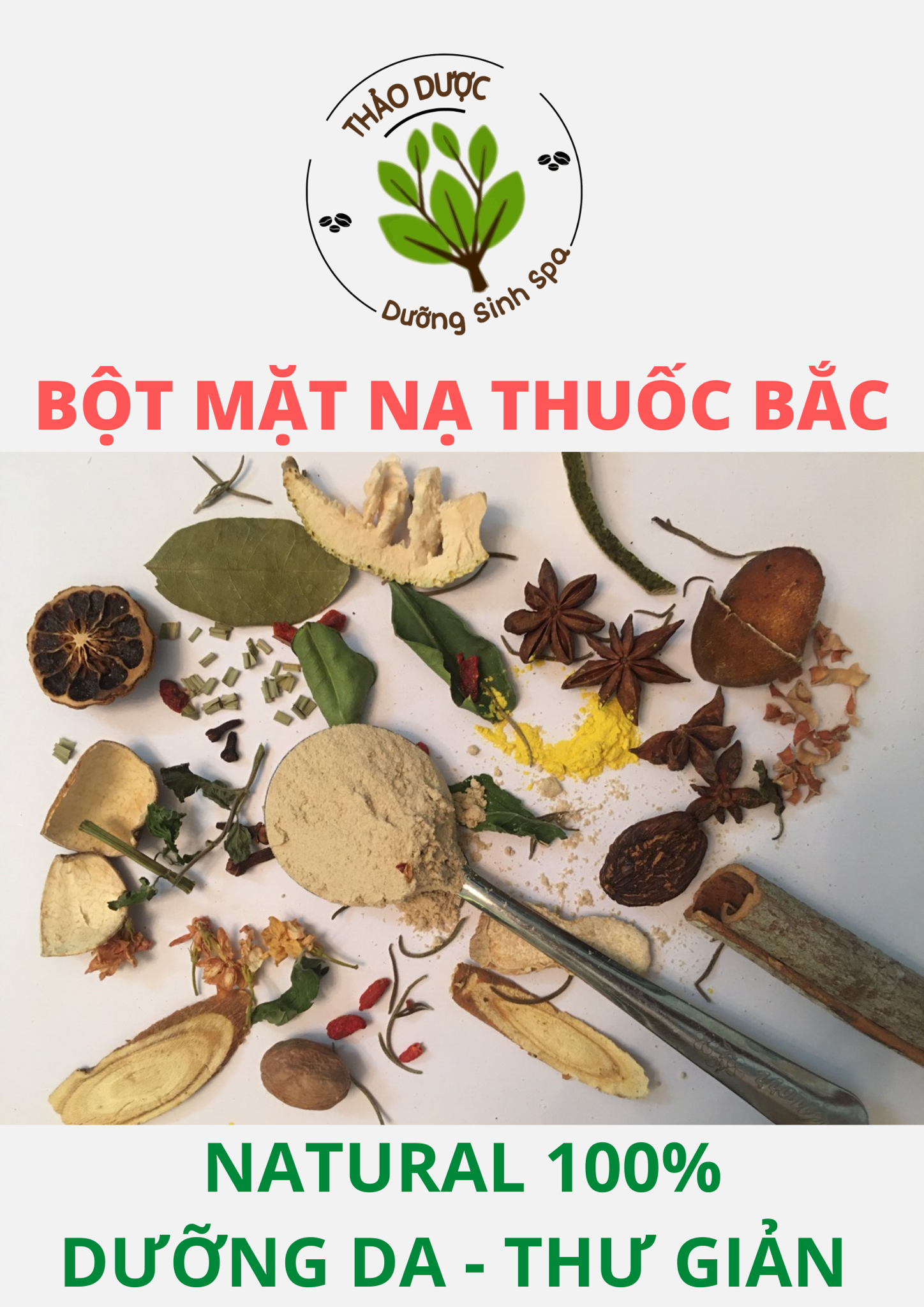  Bột Mặt Nạ Thuốc Bắc 