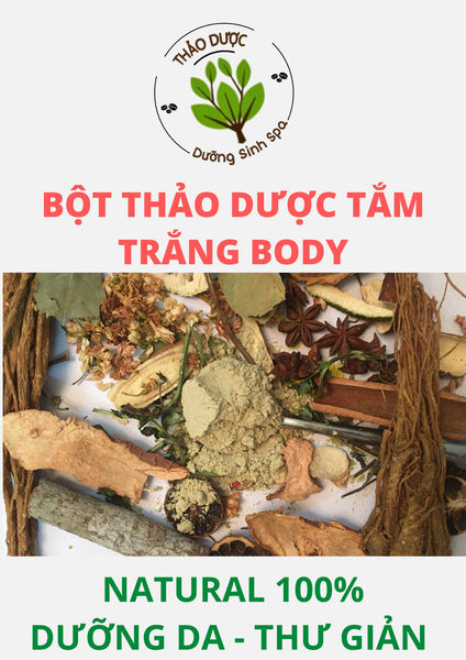 Bột Thảo Dược Tắm Trắng Body