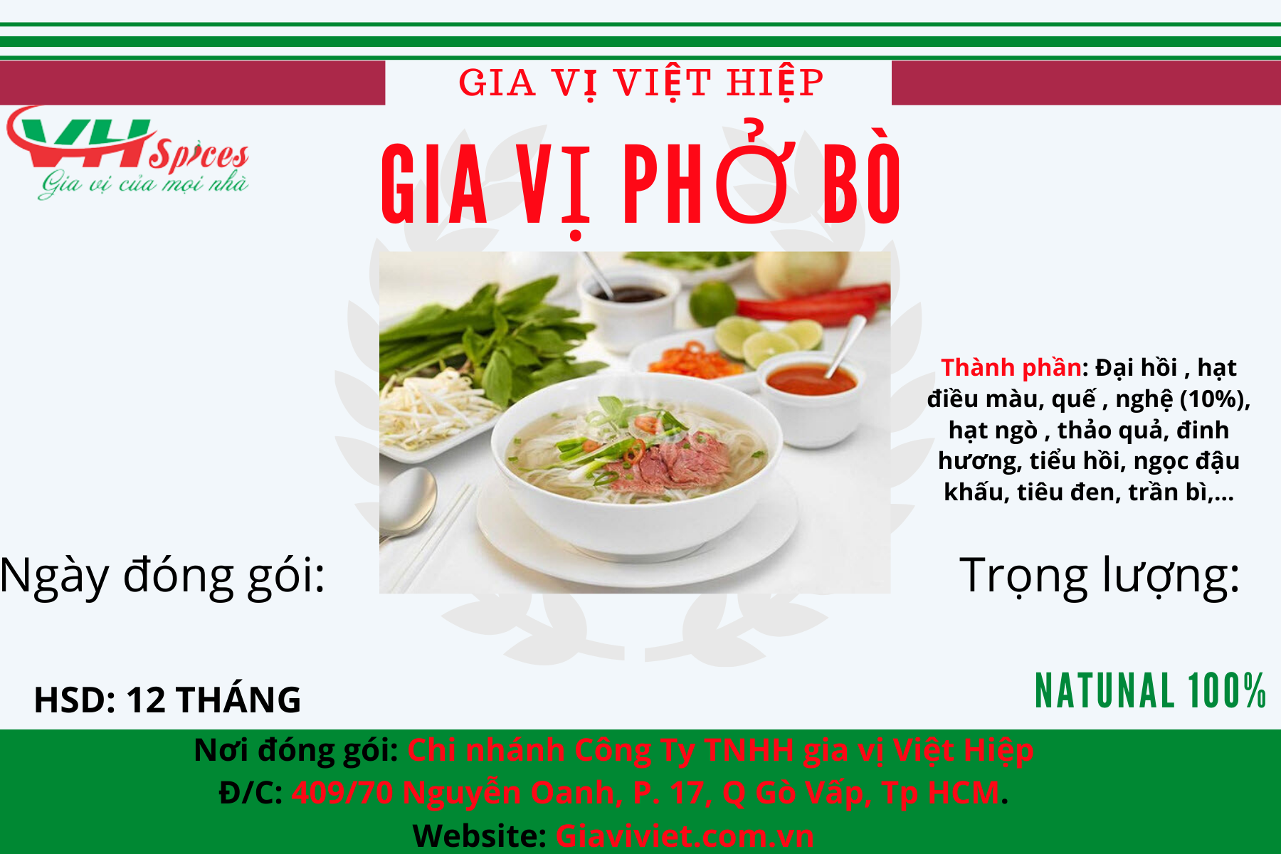  Gia Vị Nấu Phở Bò 