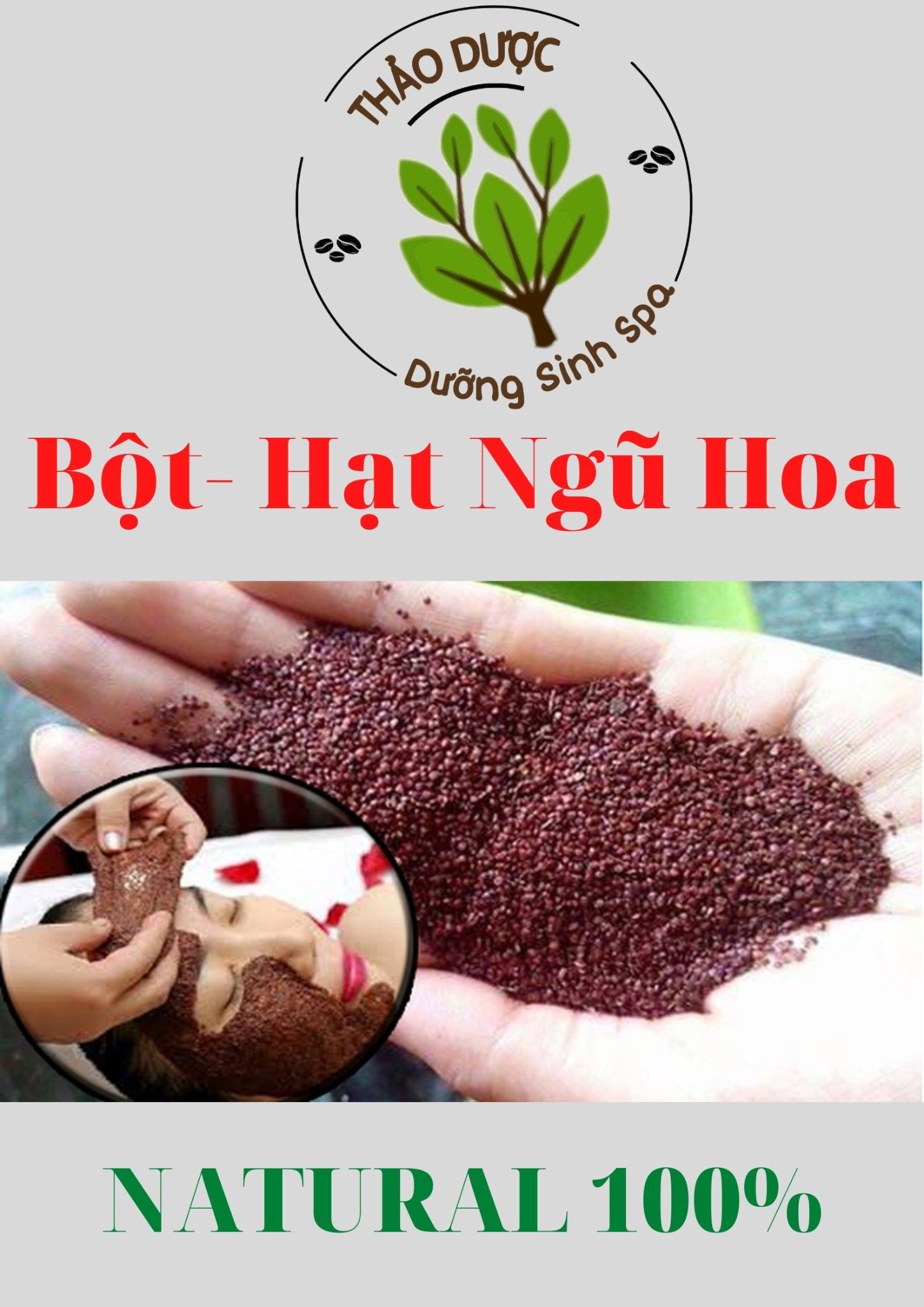  Bột - Hạt Ngũ Hoa 