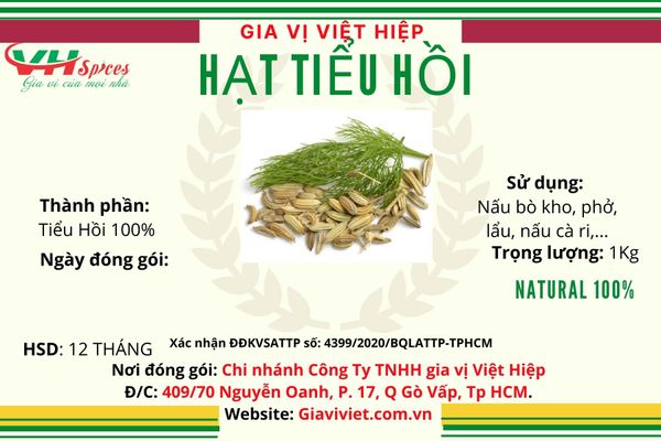  Hạt Tiểu Hồi 