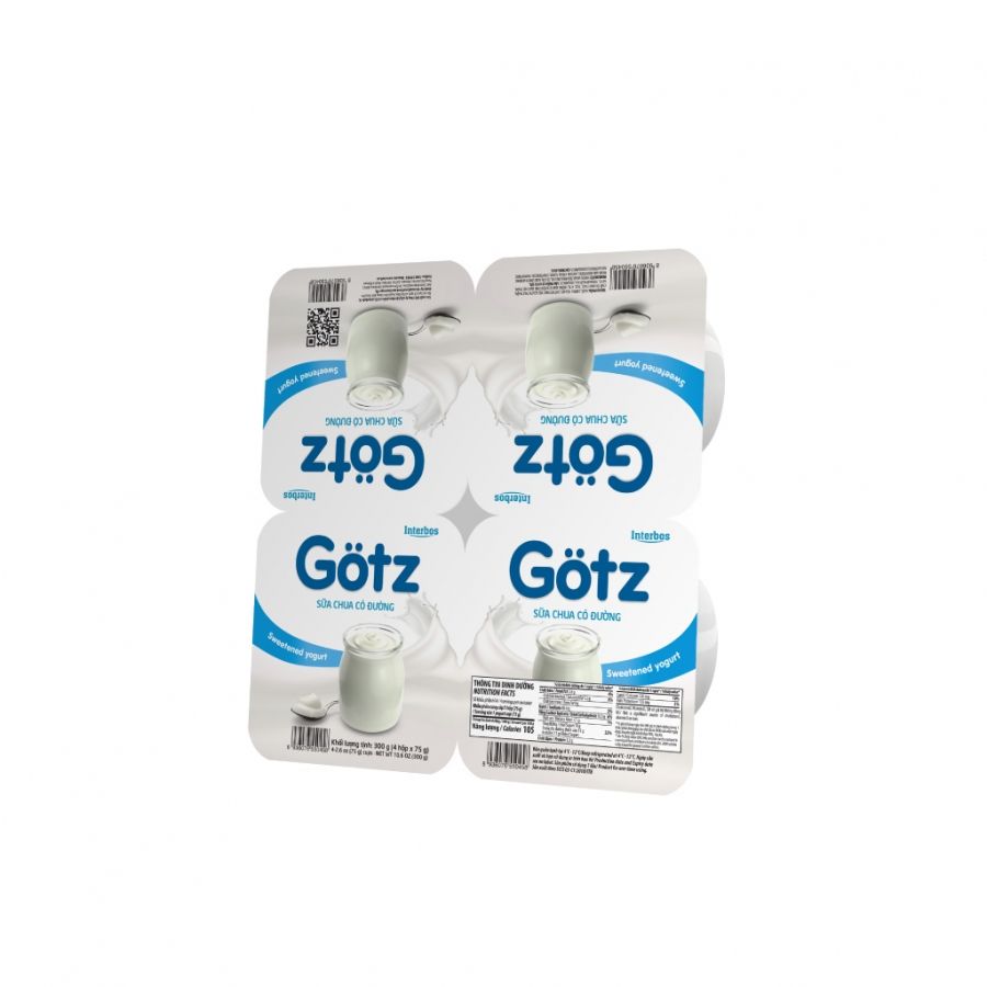 Sữa chua ăn Gotz có đường 75g