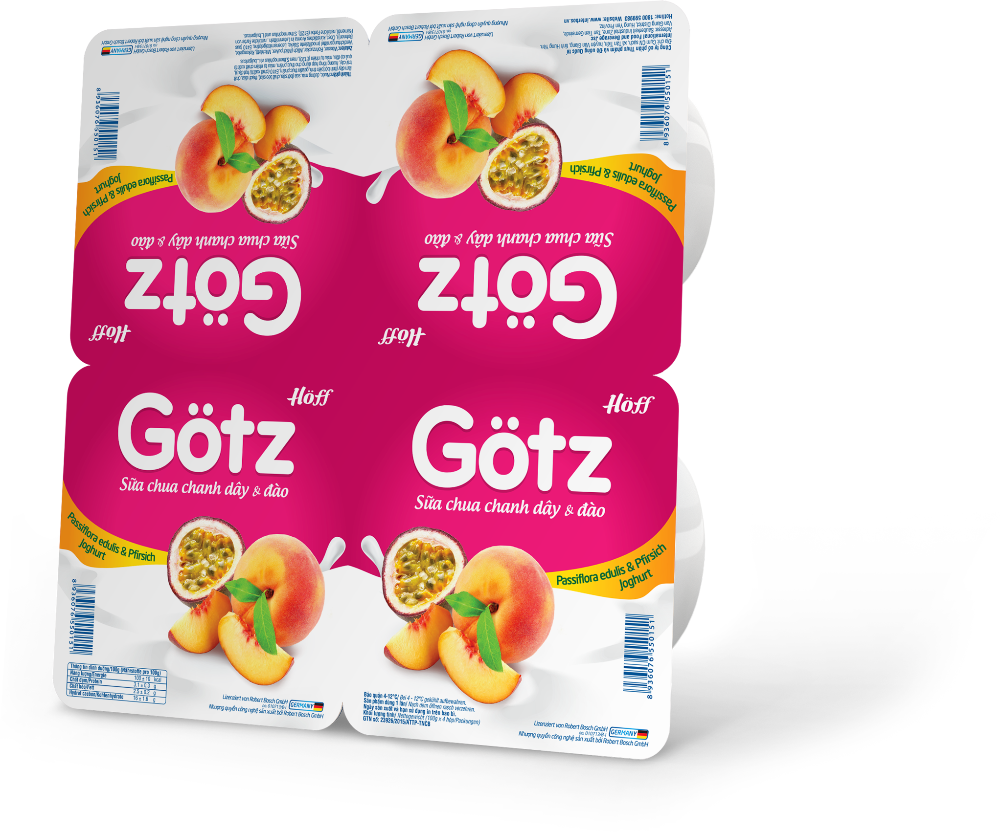 Yogurt Passion Fruit Flavored hoff