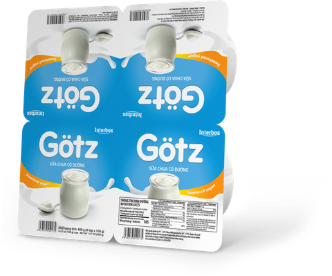Sữa chua ăn Gotz có đường 100g