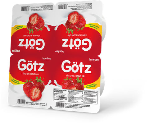 Sữa chua ăn Gotz vị dâu 100g