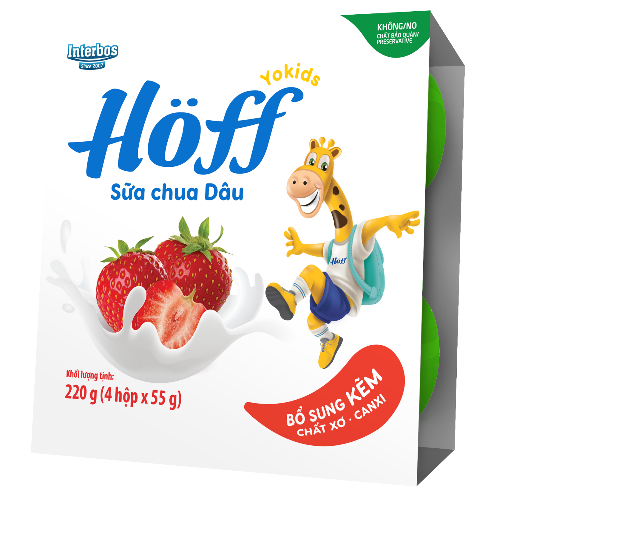 Sữa chua Dâu Hoff