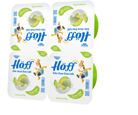 Sữa chua trẻ em Hoff vị Dưa lưới