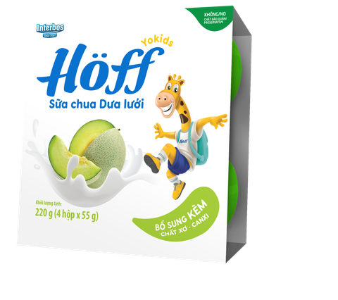 Sữa chua trẻ em Hoff vị Dưa lưới