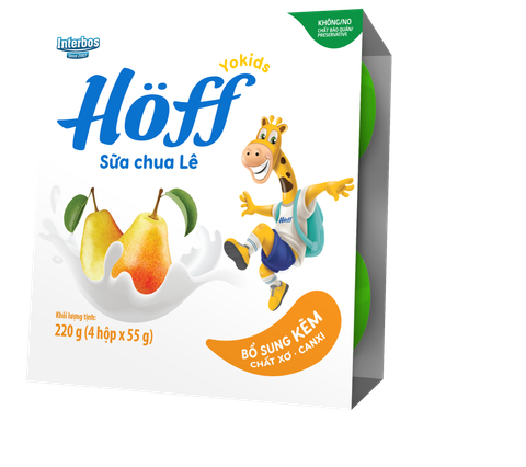 Sữa chua trẻ em Hoff vị Lê
