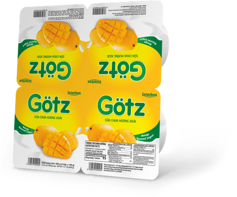 Sữa chua ăn Gotz vị xoài 100g