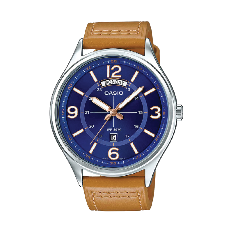 Đồng hồ Casio Nam MTP-E129L-2B2VDF Chính Hãng